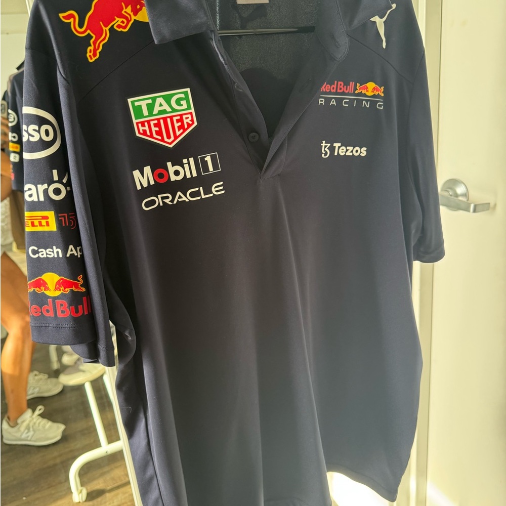 Red Bull Racing Navy Polo Shirt
